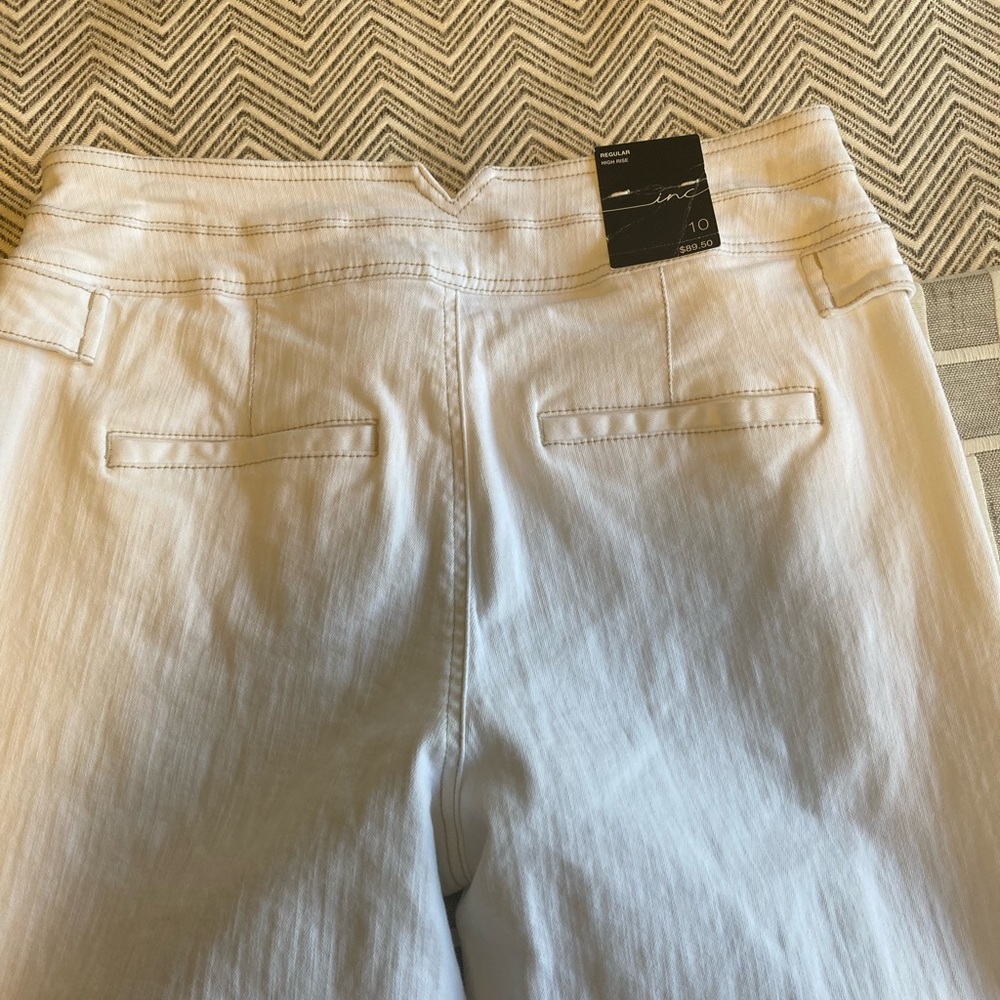 New with tags white denim pants INC - Picture 3 of 3